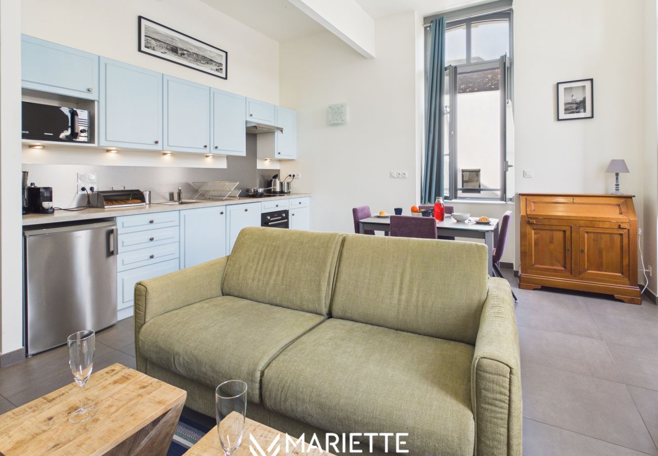 Appartement à Concarneau - -LE BOUDOIR- ÉLÉGANT T2 CONCARNEAU HYPERCENTRE