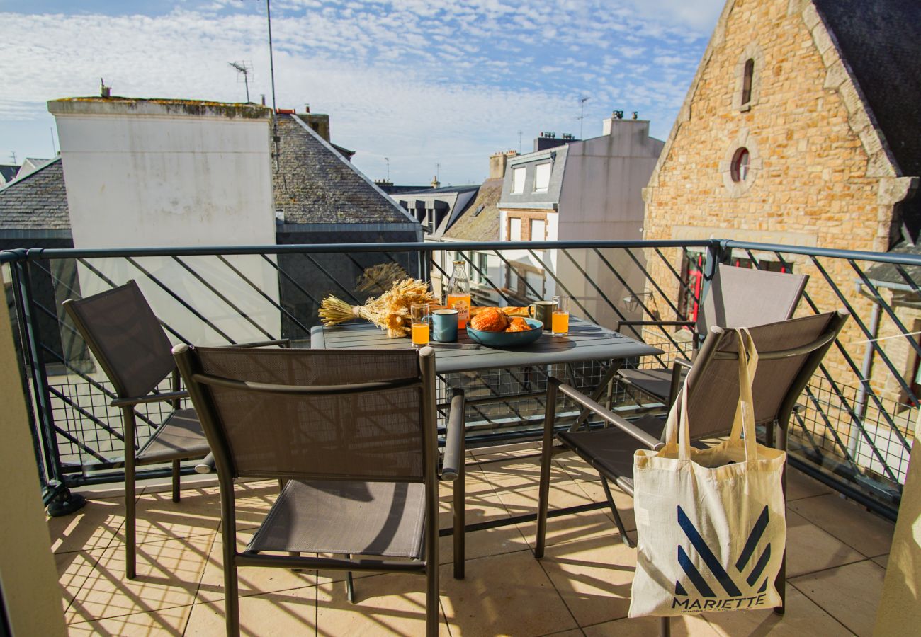 Appartement à Concarneau - -TERRAZZA- CONCARNEAU HYPERCENTRE 3 BALCONS GARAGE