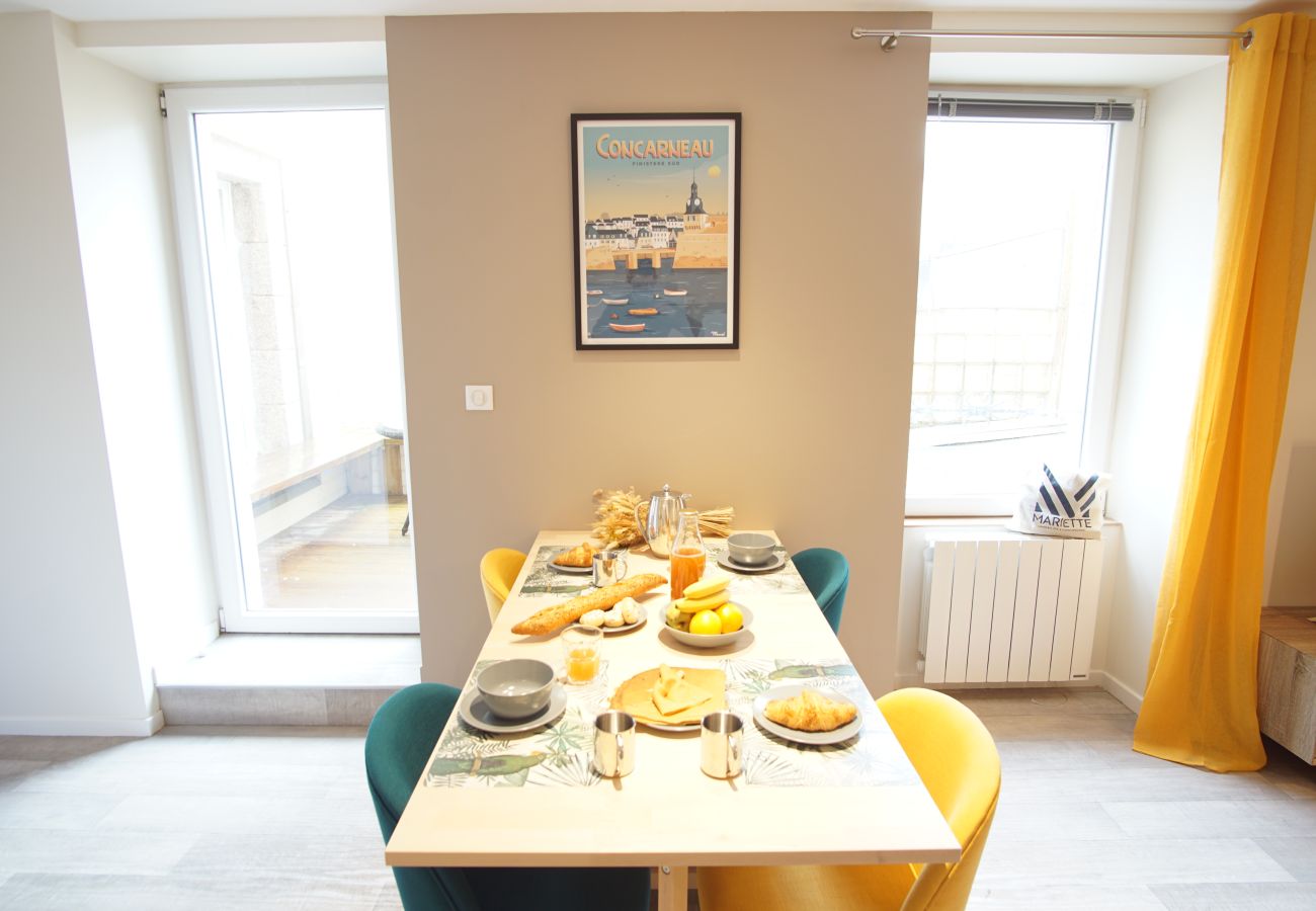 Appartement à Concarneau - -YELL- T3 CONCARNEAU HYPER CENTRE AVEC TERRASSE