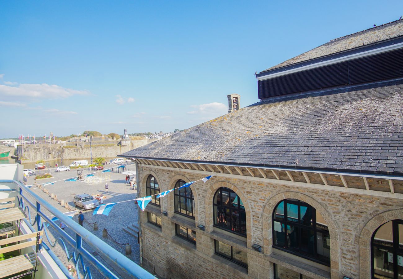 Appartement à Concarneau - -HANNAH- JOLI COCON AVEC VUE SUR LA VILLE-CLOSE