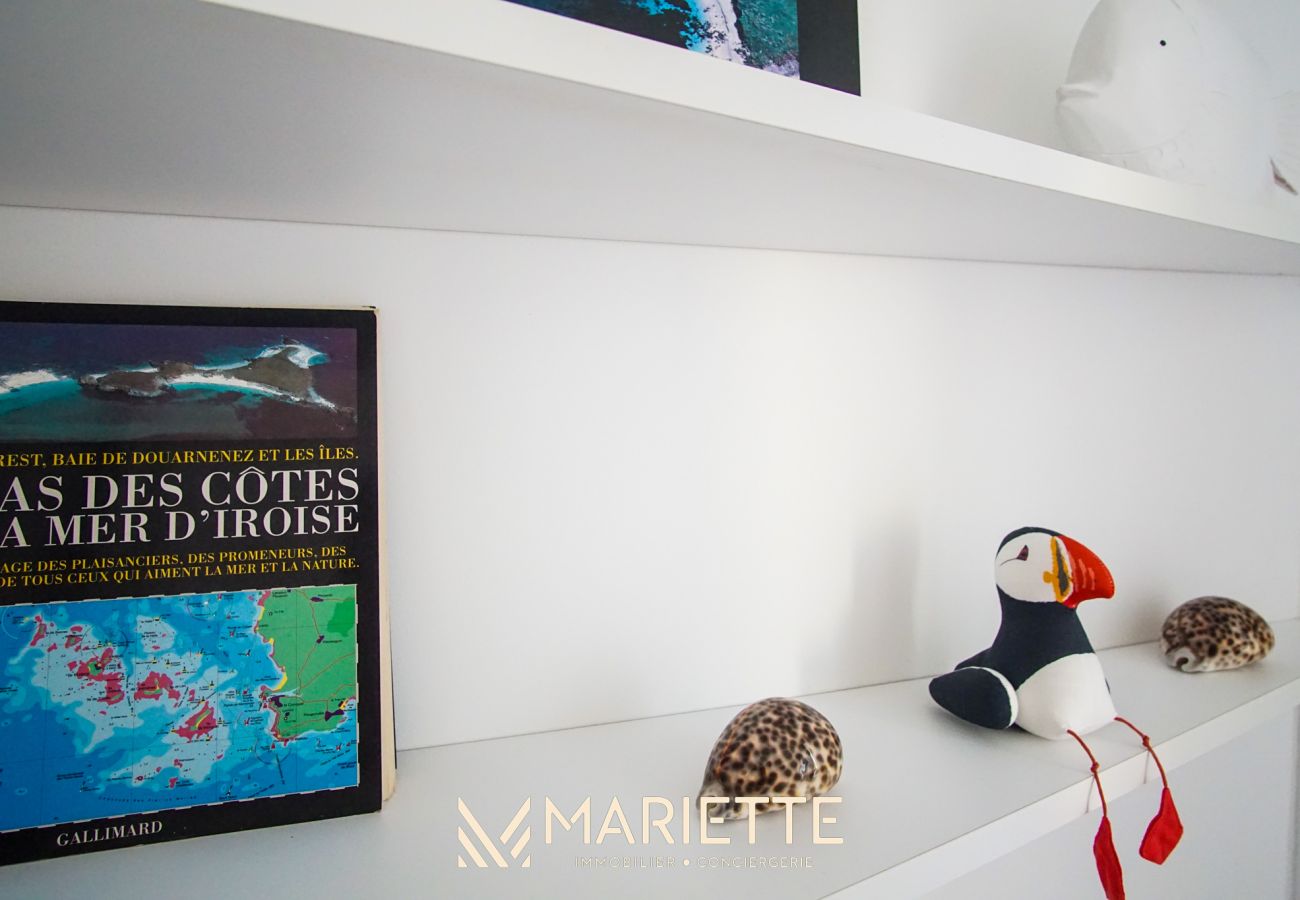 Appartement à Concarneau - -AR MEN- T2 AVEC TERRASSE VUE MER - PLAGE À 50 M