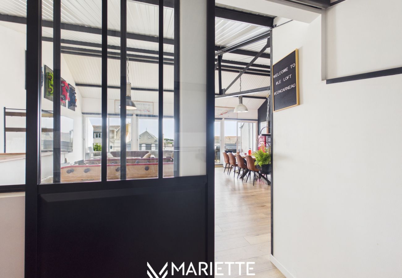 Appartement à Concarneau - -LE LOFT- TERRASSE PARKING PRIVÉ CONCARNEAU CENTRE