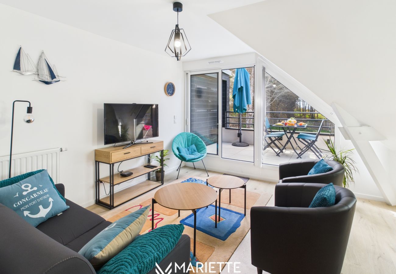 Appartement à Concarneau - -AUSTRAL- Beau T3 à 200 m des plages