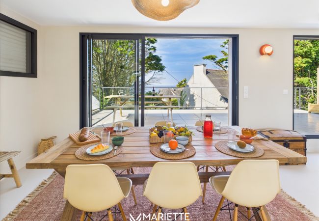 Maison à Névez - -TY CAYA- Belle contemporaine vue mer