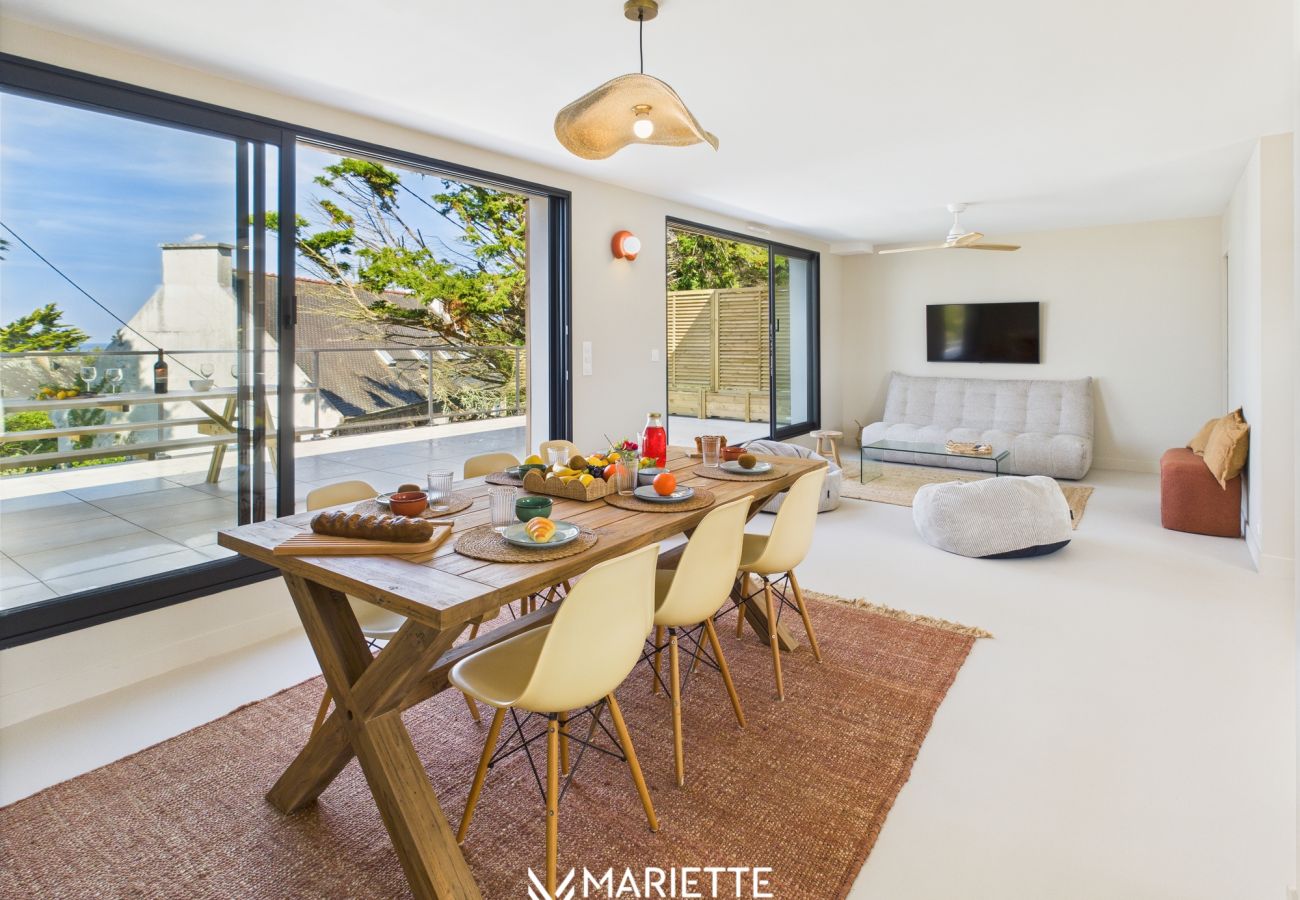 Maison à Névez - -TY CAYA- Belle contemporaine vue mer