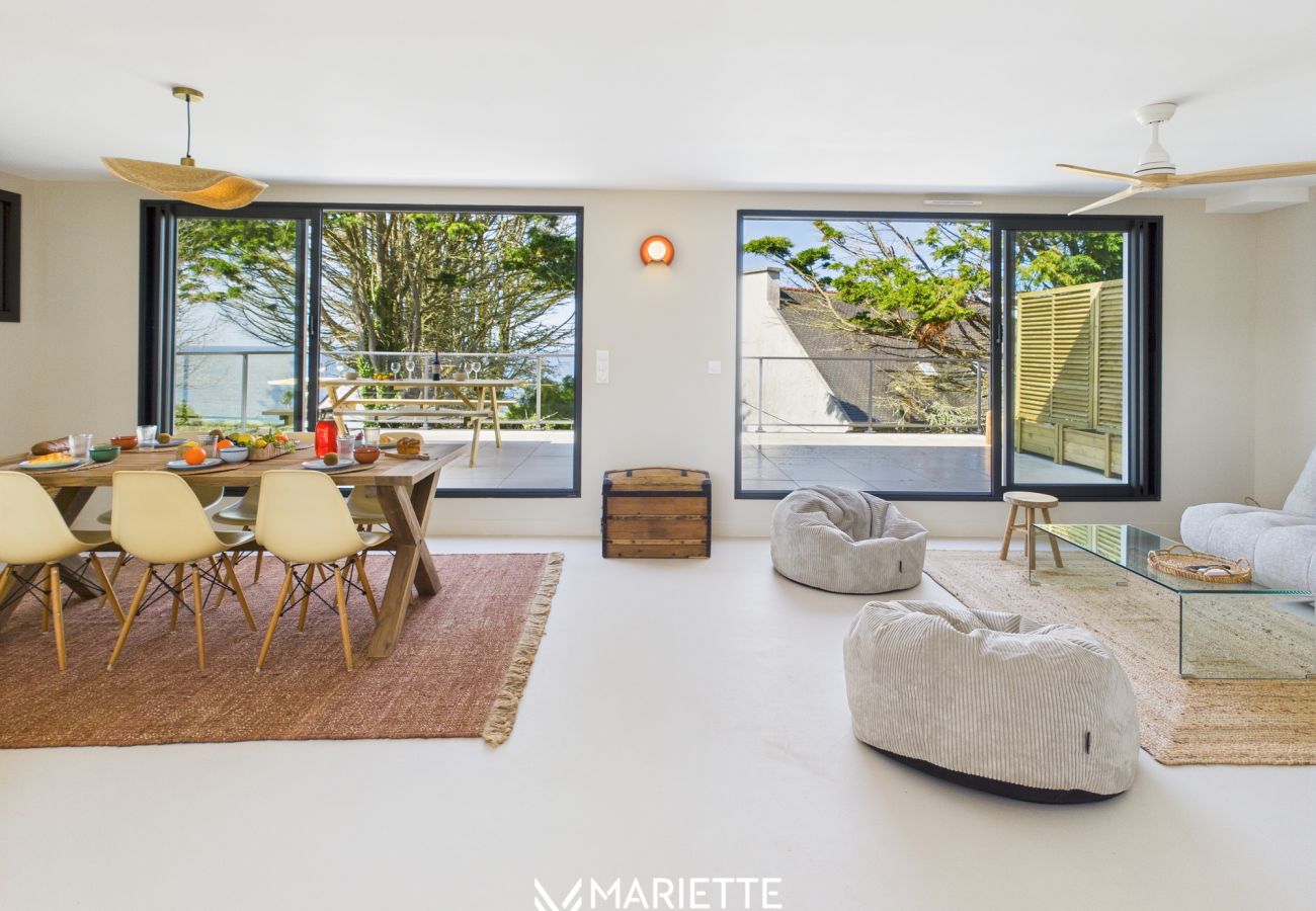 Maison à Névez - -TY CAYA- Belle contemporaine vue mer