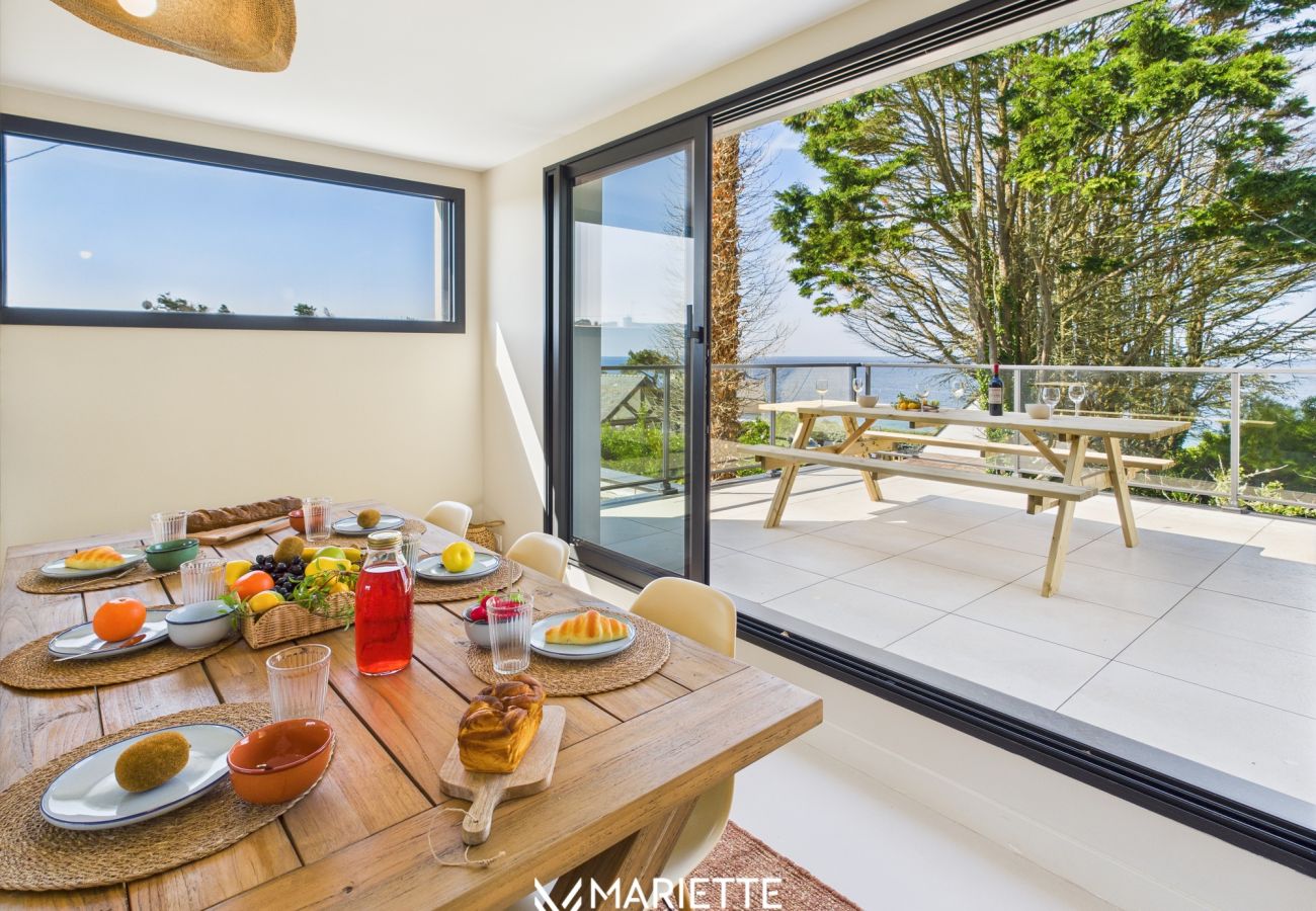 Maison à Névez - -TY CAYA- Belle contemporaine vue mer