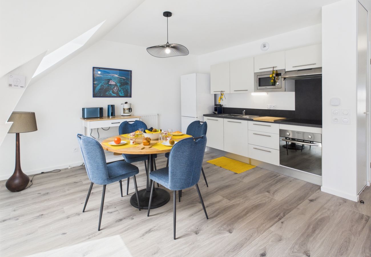Appartement à Concarneau - -KEY WEST- Beau T3 avec accès à la plage