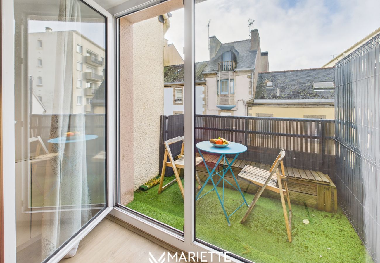 Appartement à Concarneau - -PEARL- Duplex avec balcon en bord de mer