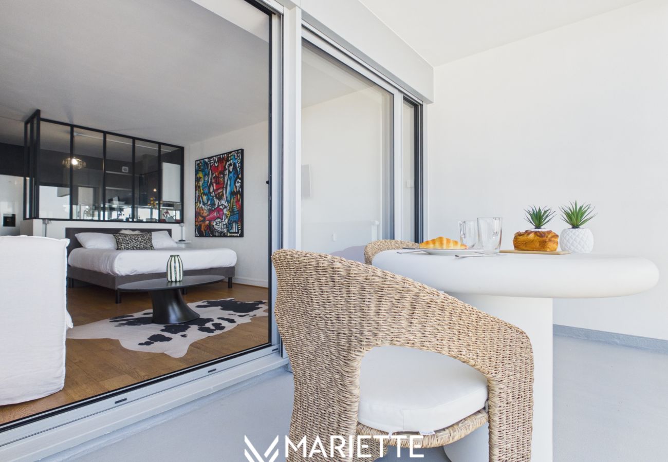Studio à Concarneau - -OPALE- Studio avec vue mer, balcon &parking
